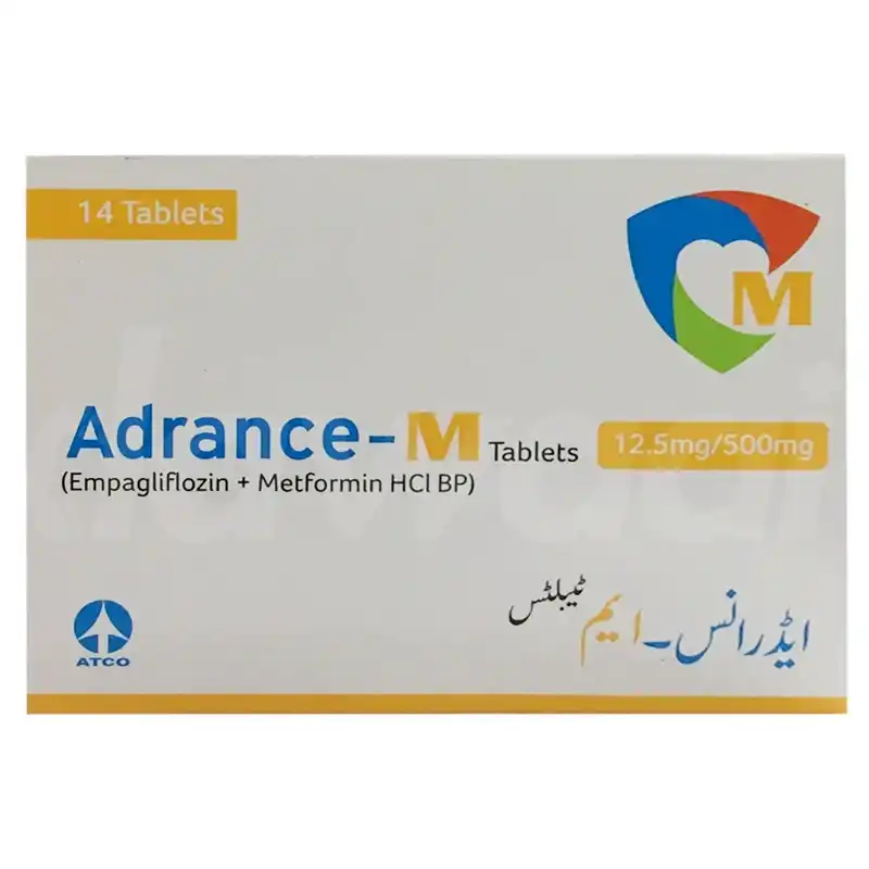 Adrance-m Tablets 12.5mg/500mg